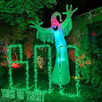 String Lights 200 LED 66ft Green Outdoor Waterproof Halloween