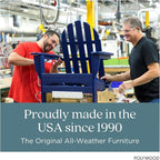 POLYWOOD Presidential Rocking Chair in Slate Grey