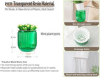 Melphoe Self Watering Pots for Indoor Plants Planter, 4.7 Inch 2 Pack Planters Self Watering Plant Pots for Flower, Houseplants, Succulent, African Violets and Cactus with Drainage