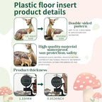 Fairy Garden Stake Decor, Acrylic 2D Garden Fairy Decoration, Fairy Garden Accessories for Outdoor Indoor Yard Lawn Pot Plants (Deer-Garden)