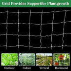 Sukh Garden Plant Trellis Netting -Trellis Net Polyester Trellis Netting Garden Square Mesh for Climbing Plants Fruits Vegetables VinesGrow Tents (4)