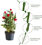 4 Pack Tomato Cage for Garden Plant Support, 18 inches Small Tomato Cages Tomato Trellis with Adjustable Rings, Plant Stakes for Peony Support, Tomato Stakes Rings for Climbing Plants