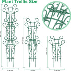Indoor Plant Trellis for Climbing Plants, 8 Pack Garden Trellis for Potted Plants Stackable Plant Trellis Plant Stakes for Indoor Plants Accessories Flower Plant Support