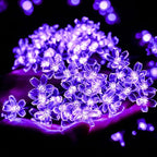 Indoor String Lights, 33ft Purple Cherry Blossom Fairy Lights, 100 LEDs