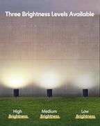 HIBOITEC Solar Spot Lights Outdoor Waterproof 59LED Landscape Lights Solar Powered Uplights Adjustable Brightness Dusk to Dawn for Outside Garden Yard Trees 8 Packs Warm White