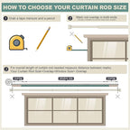 Retro Gold Curtain Rods for Windows 66 to 120 Inches Adjustable Length Heavy Duty 1" Diameter Window Curtain Rod with Decorative Finials for Outdoor Bedroom Kitchen Living Room Farmhouse