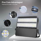 LED Stadium Lights, Extremely Bright 36000 Lumen Outdoor Stadium Flood Light - Image 4