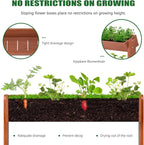 Wooden Vertical Raised Garden Bed, 5 Tier Garden Planters Raised Beds Freestanding Plant Stand Flower Rack Wooden Planter Box for Plants Herbs Flowers Vegetables Outdoor Indoor Gardening