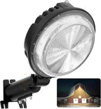 LED Barn Light, 150W 20000LM Yard Area Lights Dusk to Dawn Outdoor Lighting with Photocell 3000K Warm White Adjustable Angle IP66 Waterproof Street Lights for Security/Farmhouse/Garage