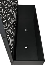 Oakland Living 6 ft. X 4 ft. Black Freestanding Metal Privacy Screen Room Divider with Flower Box
