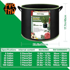 2-Pack 30 Gallon Plant Grow Bags, Thickened Nonwoven Fabric Pots with Handles,Sturdy Garden Planters Aeration Gardening Container to for Plants, Vegetables, and Flowers