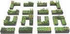 A ANLEOLIFE Set of 16, 18 Inch Tall Galvanized Raised Garden Beds Kit, Rectangular,U-Shaped & L Shaped Metal Planters – Ideal for Backyard Structured Garden Layouts, Quartz Grey