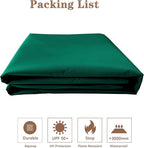 SCOCANOPY Replacement Gazebo Canopy for 10 x 12 Regency II Patio Gazebo Model L-GZ798PST,A101004104,A101004105,(Forest Green)