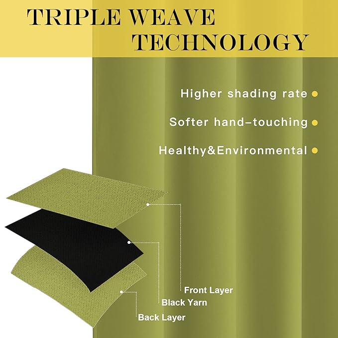 NICETOWN Bedroom Curtain Room Darkening Drapery 102 inches Length - Home Fashion Thermal Insulated Grommet Room Darkening Curtain for Living Room (Fresh Green, 1 Panel, 52 x 102 inches)