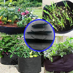 GROWTNT 3 Gallon Grow Bags 24 Pack,3 Gallon Fabric Pots,Garden Bags to Grow Vegetables,Planter Bags for Vegetables,Garden Pots with Two Handles.