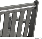 POLYWOOD GNB48GY Vineyard 48" Bench, Slate Grey
