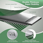 8x2x1.5 ft Galvanized Steel Raised Garden Bed, Raised Garden Bed Kit, Galvanized Planter Box Outdoor, 18" Tall Oval Large Metal Raised Bed for Gardening Vegetables Flower Herb (Moss Green)