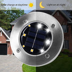 INCX 4.6 inch Solar Lights Outdoor Waterproof, 16 Pack Solar Light for Outside, Garden Lights Landscape Lighting for Patio Pathway Lawn Yard Deck Driveway Walkway, Cold White
