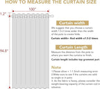 H.VERSAILTEX Blackout Curtains Durable Thick Textured Polyester Blackout Patio Door Curtain Anti Rust Grommet Extra Wide Sliding Door Curtain Panel, W100 x L96 inch - Natural