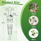 Coomin 32.6in Monstera Plant Support for Indoor Plants, 2P Trellis for Climbing Plants Indoor, Plant Climber Stakes for Potted Plants