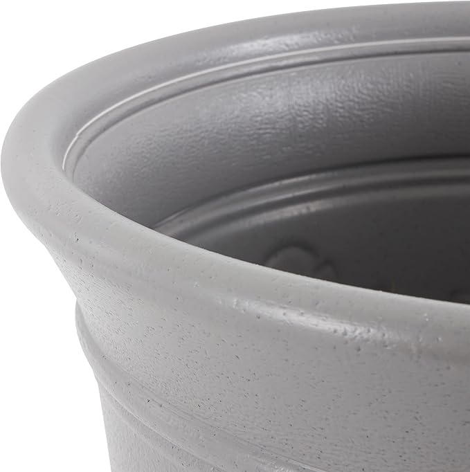 Suncast 300 Foot Heavy Duty 5 Gallon Decorative Plastic Hose Pot for Expandable and Lightweight Hoses, Ideal for Garden, Patio and Backyard Use