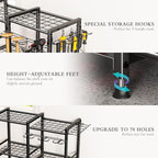 Garden Tool Organizer Storage Metal Yard Tool Organizer Heavy Duty Garden Tool - Image 5