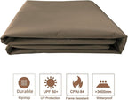 SCOCANOPY Replacement Gazebo Canopy for 10 x 12 Regency II Patio Gazebo Model L-GZ798PST,L-GZ798PST-E,A111014400,A101004104,A101004105 (Khaki)