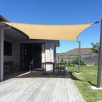 SUNNY GUARD Custom Size 9'x22' Rectangle Sand UV Block Sunshade for Backyard Yard Deck Patio Garden Outdoor Activities and Facility(Customized)
