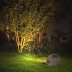 EiGreen Solar Garden Rock Lights Outdoor, 2 Pack 10 LED Waterproof Solar Powered Rock Light，Yard Landscaping Spotlights, for Indoor and Outdoor Decoration