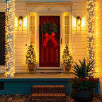 String Lights, Warm White LED, Connectable, IP44 Waterproof for Outdoor Use