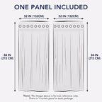 PureFit Outdoor Curtains for Patio Waterproof Weatherproof, UV Resistant Outside Curtains for Gazebo, Front Porch, Pergola, Sun Blocking Privacy Curtain, 52W x 84L inch, 1 Panel, Red Clay