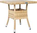 SAFAVIEH Outdoor Collection Edna Natural/White Cushion 3-Piece Lounge Set - Image 9