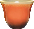 Classic Home and Garden Honeysuckle Resin Planters - Lightweight Indoor & Outdoor Plant Pots - UV-Resistant Plastic Flower Pots - Pot Planters for Flowers & Herbs (13" Tequila Sunrise)