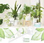 14 Pcs Plant Clear Watering Bulbs,Plastic Automatic Self-Watering Globes,Garden Water Device Watering Bulbs for Plant Flower Indoor Outdoor