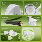 Philips 44W 4200 lm LED Security Light Outdoor w/PIR Motion Sensor, 5000K Daylight Flood Light, Waterproof, Dusk to Dawn, 2 Heads, 4 Modes(2 Packs)