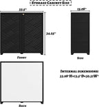 Outdoor/Indoor Storage Box,Resin and Plastic Storage Cabinet Waterproof,Outdoor Cabinet for Patio/Garden/Balcony/Backyard/All Room(NO Shelf-Black)
