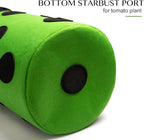 2 Pack Green Upside Down Tomato & Herb Planter, Outdoor Hanging Durable Aeration Fabric Strawberry Planter Bags