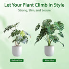 15 Pack Stackable Plant Supports Stakes, Sturdy Garden Trellis for Climbing & Vining Plants, Monstera, Pothos & Philodendron - Reusable Plant Stakes for Indoor & Outdoor Potted Plants
