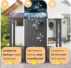AECOJOY 14' x 10' Outdoor Hardtop Gazebo Pergola for Patio, 10x14 Large Galvanized Steel Heavy Duty Lean to Wall-Mounted Pergolas and Gazebos Clearance, Metal Patio Roof Awnings for Backyard, Decks