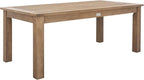 SAFAVIEH Couture Outdoor Patio Furniture Collection – Santa Cruz Coffee Table, Natural Eucalyptus Wood Slatted Top, Modern Outdoor Accent Table (CPT1016A)