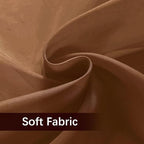 SpaceDresser Waterproof Outdoor Sheer Curtains for Patio - 4 Panels Rod Pocket Indoor Voile Sheer Curtain for Living Room,52W x 120L inch,Brown