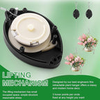 3 Pack Heavy Duty Retractable Plant Hangers Adjustable Pulleys with 63" Pull-Down Design Stainless Steel Rope Double-Headed Hooks for Hanging Baskets Bird Feeders Planters and Pots Supports up to 45lb