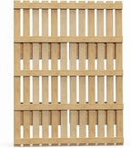 Outsunny 4 Box Raised Garden Bed with Trellis for Vine Flowers & Climbing Plants, 31.5" Tall Wall-Mounted Wood Planter Box Set with Adjustable Height, Drainage Hole, Natural