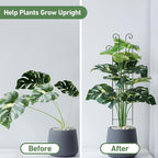 32.6in Tall Plant Trellis Indoor, Metal Garden Trellis for Climbing Plants, Expandable Trellis for Potted Plants for Ivy Pothos Hoya Monstera, 4 Pack