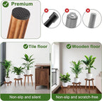 Plant Stand Indoor,3 Pcs Corner Plant Stand,Plant Shelf,Potting Bench,Suitable for Indoor and Outdoor Scenarios Such as Balcony,Living Room,Office,Small Corner Space and Courtyard.