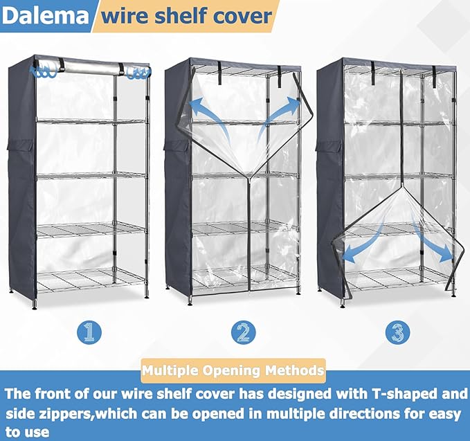 Waterproof Shelf Cover, 600D Heavy Duty Dustproof