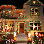 String Lights 165ft 500 LED Red Waterproof Outdoor