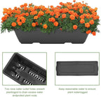 5 Tier Vertical Raised Garden Bed Planter Box, Vertical Raised Bed with Drainage Holes for Indoor Outdoor Herbs Flowers Vegetables Plants, Grey