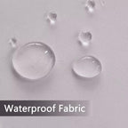 SpaceDresser Waterproof Outdoor Sheer Curtains for Patio - 2 Panels Rod Pocket Indoor Voile Sheer Curtain for Living Room,52W x 96L inch, Silver Grey