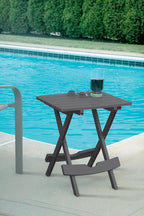 Adams Quik-Fold® Side Table - Charcoal